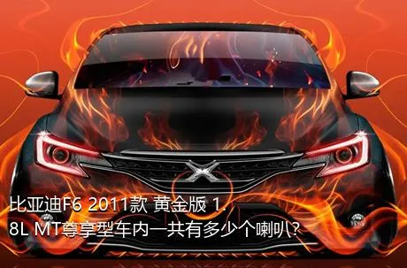 比亚迪F6 2011款 黄金版 1.8L MT尊享型车内一共有多少个喇叭？