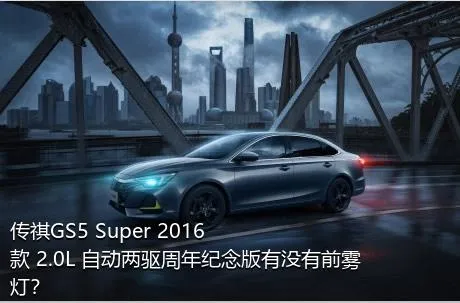 传祺GS5 Super 2016款 2.0L 自动两驱周年纪念版有没有前雾灯？