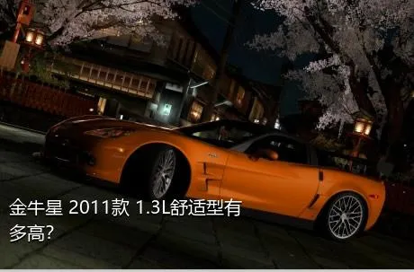 金牛星 2011款 1.3L舒适型有多高？