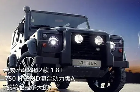 荣威750 2012款 1.8T 750 HYBRID混合动力版AT的轮胎是多大的？