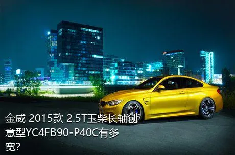 金威 2015款 2.5T玉柴长轴创意型YC4FB90-P40C有多宽？