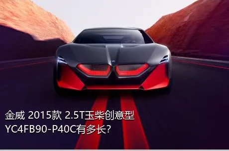 金威 2015款 2.5T玉柴创意型YC4FB90-P40C有多长？