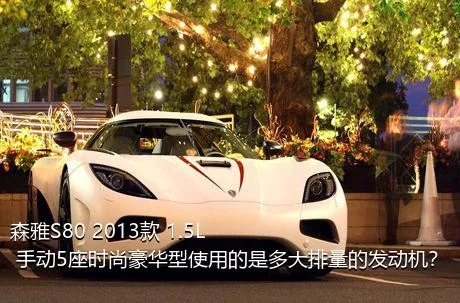 森雅S80 2013款 1.5L 手动5座时尚豪华型使用的是多大排量的发动机？