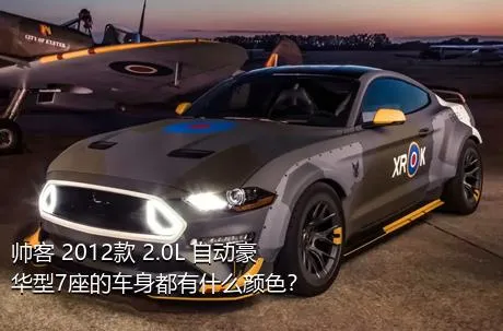 帅客 2012款 2.0L 自动豪华型7座的车身都有什么颜色？