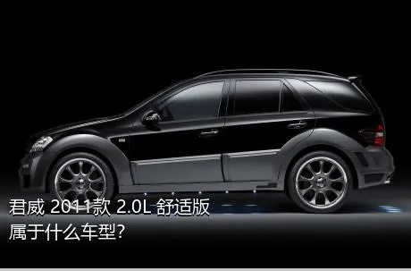 君威 2011款 2.0L 舒适版属于什么车型？