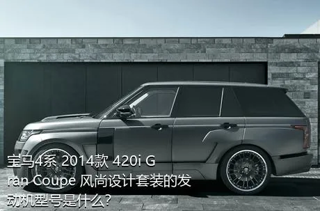 宝马4系 2014款 420i Gran Coupe 风尚设计套装的发动机型号是什么？