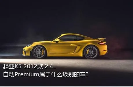 起亚K5 2012款 2.4L 自动Premium属于什么级别的车？