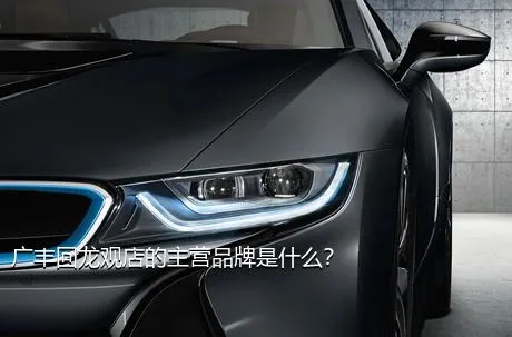 广丰回龙观店的主营品牌是什么？
