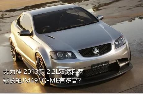 大力神 2013款 2.2L双燃料两驱长轴JM491Q-ME有多高？
