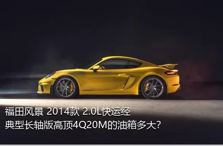 福田风景 2014款 2.0L快运经典型长轴版高顶4Q20M的油箱多大？