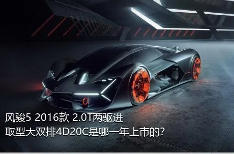 风骏5 2016款 2.0T两驱进取型大双排4D20C是哪一年上市的？