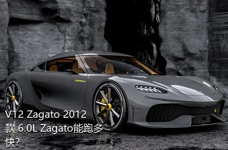 V12 Zagato 2012款 6.0L Zagato能跑多快？