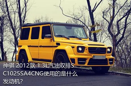 神骐 2012款 1.3L汽油双排SC1025SA4CNG使用的是什么发动机？
