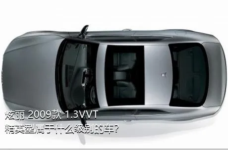 炫丽 2009款 1.3VVT 精英型属于什么级别的车？