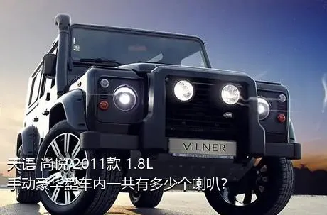 天语 尚悦 2011款 1.8L 手动豪华型车内一共有多少个喇叭？