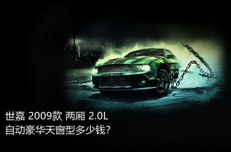 世嘉 2009款 两厢 2.0L 自动豪华天窗型多少钱？