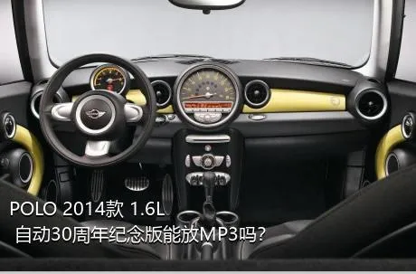 POLO 2014款 1.6L 自动30周年纪念版能放MP3吗？