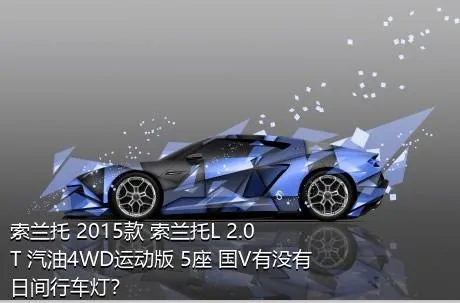 索兰托 2015款 索兰托L 2.0T 汽油4WD运动版 5座 国V有没有日间行车灯？