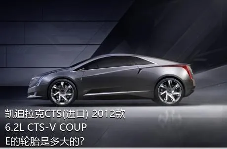 凯迪拉克CTS(进口) 2012款 6.2L CTS-V COUPE的轮胎是多大的？