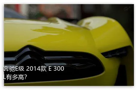 奔驰E级 2014款 E 300 L有多高？