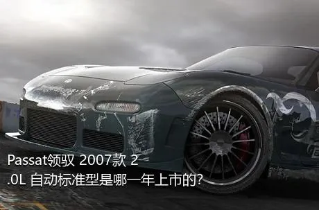 Passat领驭 2007款 2.0L 自动标准型是哪一年上市的？