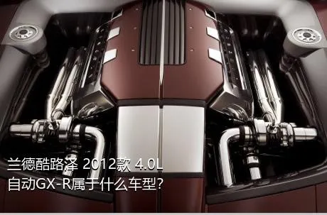 兰德酷路泽 2012款 4.0L 自动GX-R属于什么车型？