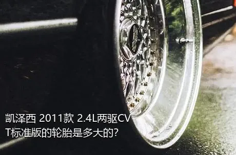 凯泽西 2011款 2.4L两驱CVT标准版的轮胎是多大的？
