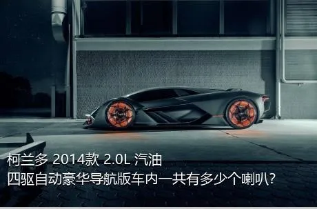 柯兰多 2014款 2.0L 汽油四驱自动豪华导航版车内一共有多少个喇叭？