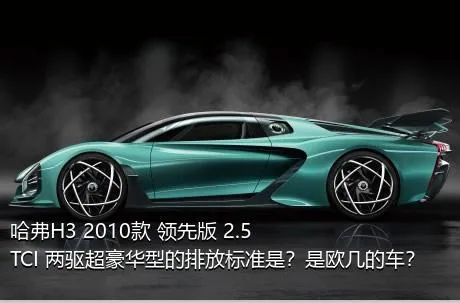 哈弗H3 2010款 领先版 2.5TCI 两驱超豪华型的排放标准是？是欧几的车？
