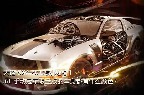 天语 SX4 2010款 两厢 1.6L 手动冠军限量版的车身都有什么颜色？