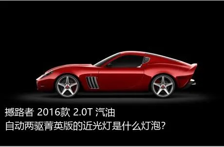 撼路者 2016款 2.0T 汽油自动两驱菁英版的近光灯是什么灯泡？