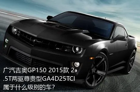 广汽吉奥GP150 2015款 2.5T两驱尊贵型GA4D25TCI属于什么级别的车？
