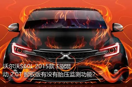 沃尔沃S60L 2015款 E驱混动 2.0T 智驭版有没有胎压监测功能？