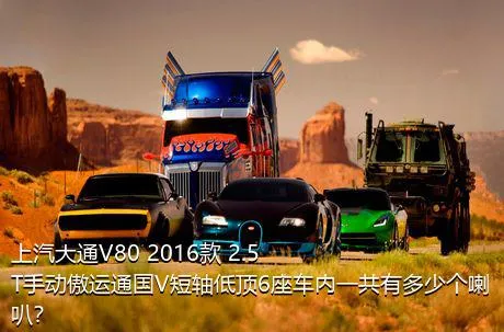 上汽大通V80 2016款 2.5T手动傲运通国V短轴低顶6座车内一共有多少个喇叭？