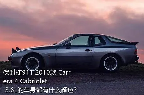 保时捷911 2010款 Carrera 4 Cabriolet 3.6L的车身都有什么颜色？