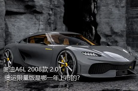 奥迪A6L 2008款 2.0T 奥运限量版是哪一年上市的？