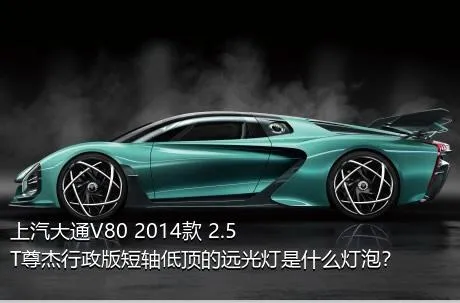 上汽大通V80 2014款 2.5T尊杰行政版短轴低顶的远光灯是什么灯泡？