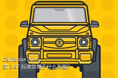California 2015款 3.9T 标准型属于什么车型？