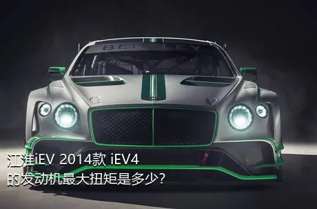 江淮iEV 2014款 iEV4的发动机最大扭矩是多少？