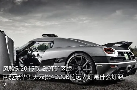 风骏5 2015款 2.0T矿区版 两驱豪华型大双排4D20B的远光灯是什么灯泡？