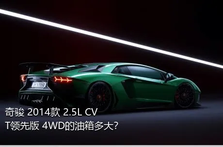 奇骏 2014款 2.5L CVT领先版 4WD的油箱多大？