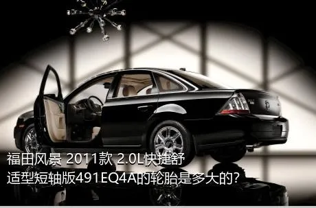 福田风景 2011款 2.0L快捷舒适型短轴版491EQ4A的轮胎是多大的？