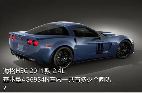 海格H5C 2011款 2.4L基本型4G69S4N车内一共有多少个喇叭？