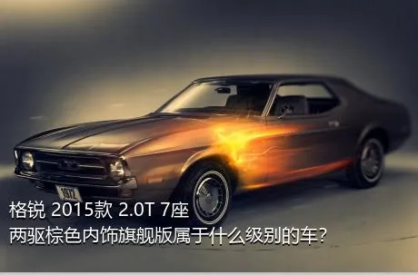 格锐 2015款 2.0T 7座两驱棕色内饰旗舰版属于什么级别的车？