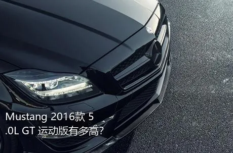 Mustang 2016款 5.0L GT 运动版有多高？