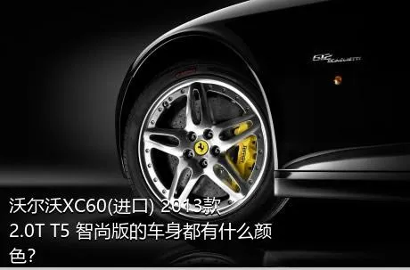沃尔沃XC60(进口) 2013款 2.0T T5 智尚版的车身都有什么颜色？