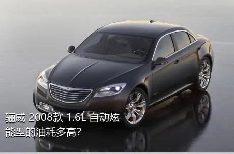 骊威 2008款 1.6L 自动炫能型的油耗多高？