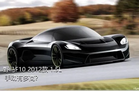 野马F10 2012款 1.5L 手动有多高？