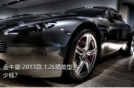 金牛星 2013款 1.2L精英型多少钱？