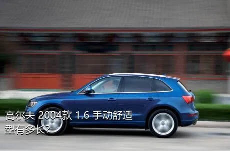 高尔夫 2004款 1.6 手动舒适型有多长？